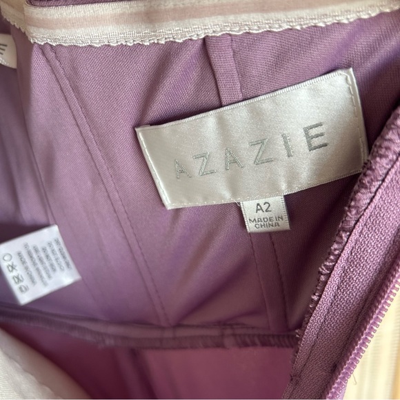 Plum Lavender Formal Prom Dress - Picture 6 of 9